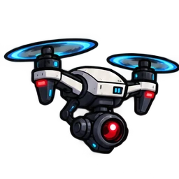 Ping, un dron de vigilancia con cámara.